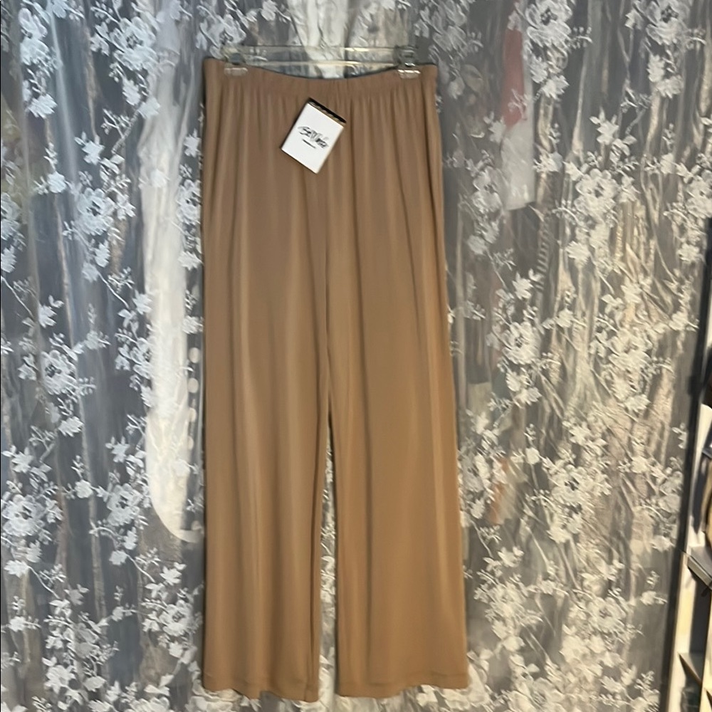 NWT Bob Mackie Tan Pants Size Small